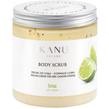 Exfoliant corporal cu lime și alge