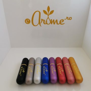 Inhalator personal nazal din sticlă și aluminiu